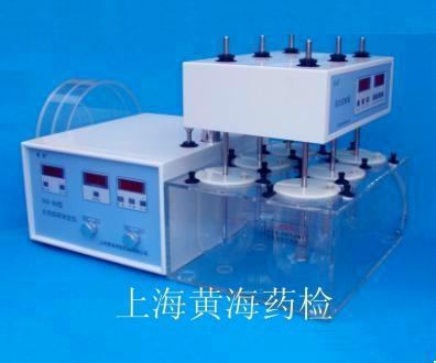 上海黃海藥檢片劑四用測定儀（脆碎，崩解，硬度六個杯溶出）數顯SY-6D（原78X-6A）