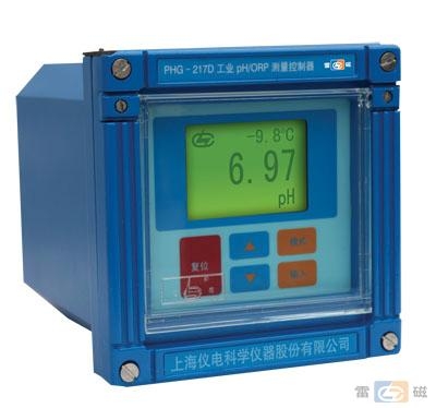 上海雷磁工業PH/ORP測量控制儀PHG-217D配PHGF-27B